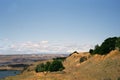 Panorama Landscape at the Columbia River, Oregon / Washington Royalty Free Stock Photo