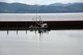 Panorama Landscape at the Columbia River, Oregon / Washington Royalty Free Stock Photo