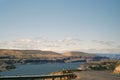 Panorama Landscape at the Columbia River, Oregon / Washington Royalty Free Stock Photo