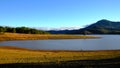 Panorama landscape, Dalat, Da Lat, Vietnam, lake, grass Royalty Free Stock Photo