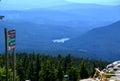 Panorama Landscape at Mount Hood, Volcano in the Cascade Range, Oregon Royalty Free Stock Photo