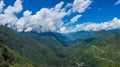 Panorama landscape of mountain valley Royalty Free Stock Photo