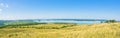 Panorama and landscape near Danube river Royalty Free Stock Photo