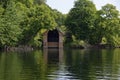 Panorama Landscape on Peacock Island in Spring, Wannsee, Zehlendorf, Berlin Royalty Free Stock Photo