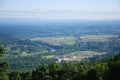 Panorama Landscape in the Shenandoah National Park, Virginia Royalty Free Stock Photo