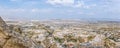 Panorama landscape at Uchisar in cappadocia