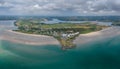 Panorama landscape view of Inchydoney Beach in County Cork of southwestern Ireland