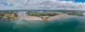 Panorama landscape view of Inchydoney Beach in County Cork of southwestern Ireland