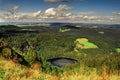 A Panorama landscape view over black forest Germany Royalty Free Stock Photo