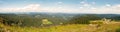 Panorama landscape view over black forest Germany. Royalty Free Stock Photo