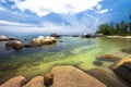 Blue Sky and Rock at Bintan Island Wonderfull Indonesia