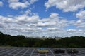 Panorama of a large beautiful city view of the city and sky