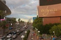 Panorama of Las Vegas Boulevard The Strip Royalty Free Stock Photo