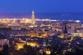 Panorama of Le Havre at night