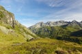 The panorama of the Lechtal Alps, Sankt Anton, Austria Royalty Free Stock Photo