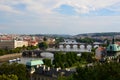 Panorama from LetnÃÂ¡ Park (Letenske Sady). Prague. Czech Republic