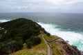 Panorama from the lighthouse. Cape Byron. New South Wales. Australia