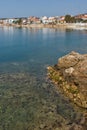 Panorama of Limenaria, Thassos island, Greece