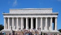 Panorama of Lincoln Memorial at the National Mall in Washington D.C.