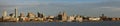 Panorama of the Liverpool Waterfront on the River Mersey