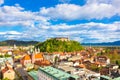 Panorama of Ljubljana, Slovenia, Europe.