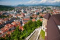 Panorama of Ljubljana, Slovenia