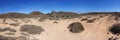 Panorama of Lobos Island Royalty Free Stock Photo