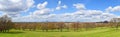 Panorama of London seen from Sydenham Hill in Dulwich Royalty Free Stock Photo