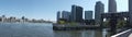 Panorama of Long Island City in New York Royalty Free Stock Photo