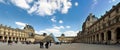 Panorama of the Louvre in Paris