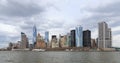 Panorama Lower manhattan and One World Trade Center or Freedom T