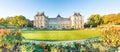 Panorama of Luxembourg Palace in Paris Royalty Free Stock Photo