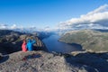 Panorama of Lysefjord, Norway