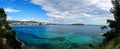 Panorama of Magaluf in spring, Spain Royalty Free Stock Photo