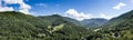 Panorama of Maggie Valley, North Carolina Royalty Free Stock Photo
