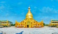 Panorama of Maha Wizaya Mahavijaya Pagoda, Yangon, Myanmar