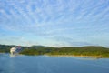 Panorama of Mahogany Bay in Roatan, Honduras Royalty Free Stock Photo