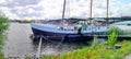 PANORAMA MAINZ, GERMANY,Mainz Kastel boat mooring near Mainz, Germany Royalty Free Stock Photo