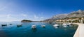 Panorama of Makarska in Croatia