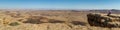 Panorama of the Makhtesh Ramon in Negev desert, Israel