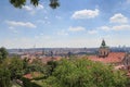 Panorama of Mala Strana (Lesser Town) and St. Nicholas Church, Prague