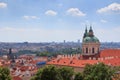 Panorama of Mala Strana (Lesser Town) and St. Nicholas Church, Prague