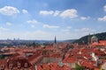 Panorama of Mala Strana (Lesser Town) and St. Nicholas Church, Prague