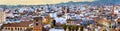 Panorama of Malaga from the Alcazaba, Andalusia, Spain