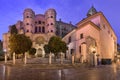 Panorama of Malaga Cathedral in the Morning, Malaga, Andalusia,