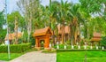 Panorama of Malaysia garden, Rajapruek park, Chiang Mai, Thailand