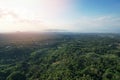 Panorama of Managua Nicaragua aerial view Royalty Free Stock Photo