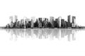 Panorama of manhattan, new york Royalty Free Stock Photo