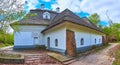 Panorama of the mansion of Sotnyk Cossack Military Officer, Mamajeva Sloboda Cossack Village, Kyiv, Ukraine