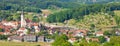 Panorama of Marija Bistrica Royalty Free Stock Photo